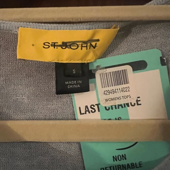 St. John sport, sheer sequin cardigan - Picture 5 of 5